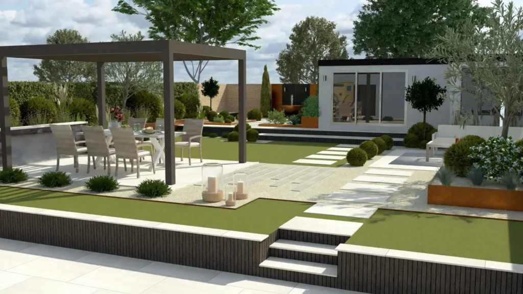 Luxury Garden Design in Theydon Bois, Essex