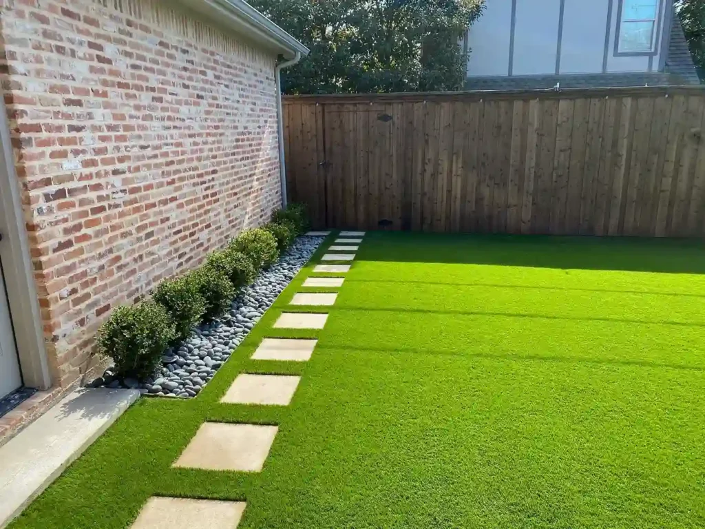 Less Mowing artificial grass installation in essex