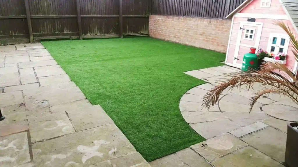 Year-Round Green artifical grass installation essex